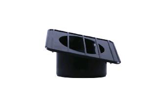 1967-72 Chevy & GMC Truck Defroster Duct - Black Image