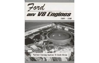 Ford OHV V8 Engines 1954 to 1996 Casting Numbers Book Image