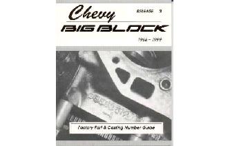 "Chevy BIG Block Factory Part & Casting Number Guide Bo Image