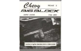 "Chevy BIG Block Factory Suffix Codes Guide Book" Image